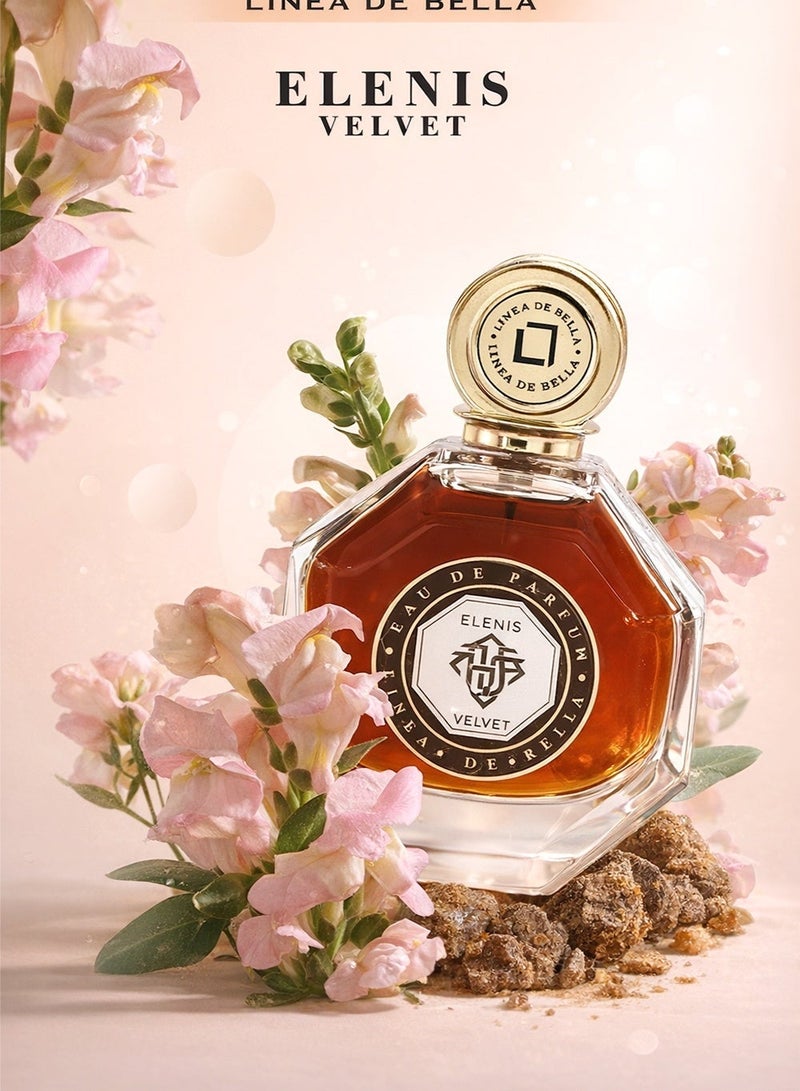 لينيا دي بيلا عطر فيلفيت أو دو بارفيوم للرجال 100 مل – عطر زهري متبل بنفحات البيتيغرين، البرتقال المر، الياسمين، الفلفل الوردي والفانيليا - Image 2